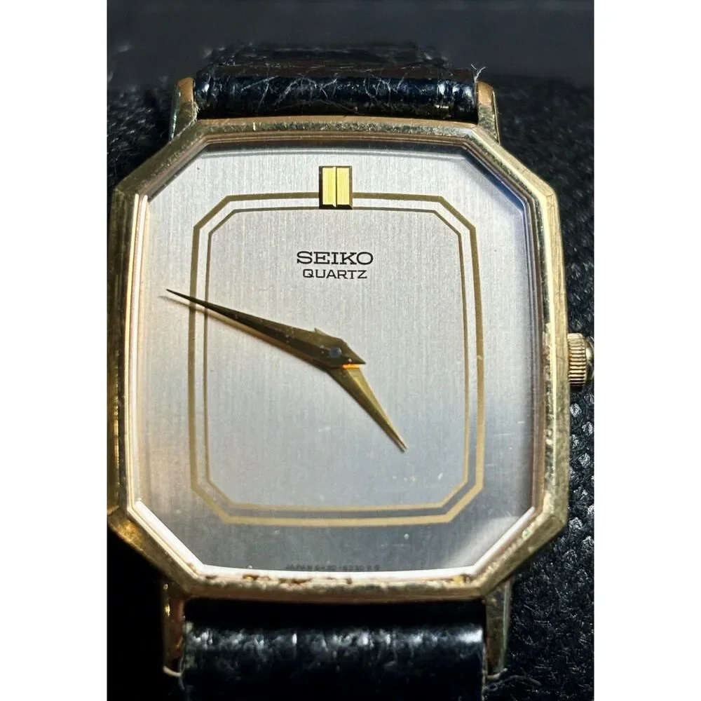 Vintage Seiko Quartz Octagonal Dress Watch